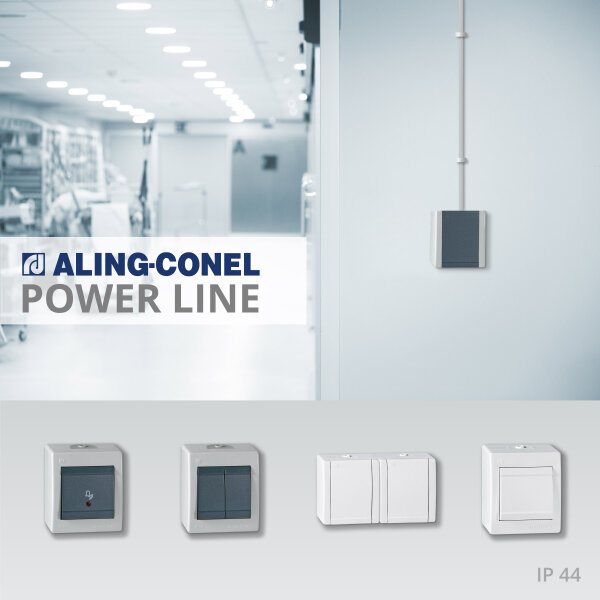 ALING-CONEL Unterputz-Klingeltaster PRESTIGE-Line – Mit Glimmlampe, VDE-zertifiziert, Für 60 Mm Dose, In Schwarz Soft Touch