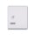 Wippe für Glimmlampe Aling Mode (breit) / Symbol Dusche Weiß (RAL 9003)