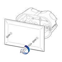 Blende für 3-fach Installationsbox (Artikel.Nr. (6523/6533) Weiß (RAL 9003)