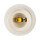 E27 Lampenfassung (PBT), Gewindefassung mit Einbauring Weiß (RAL 9003)