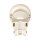 E27 Lampenfassung (PBT), Gewindefassung mit Halterung, Sockel mit Einbuchtung für M4 Schraube Weiß (RAL 9003)