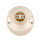 E27 Lampenfassung (PBT), Mantel glatt zu Wandmontage (schräg) Weiß (RAL 9003)
