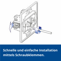 TV Antennenedose 1-fach M-Anschluss inkl.Rahmen (komplett) Schwarz (Soft Touch)