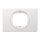 1-fach-Abdeckrahmen EON - 80x120, zartweiß mit weißen Innenrahmen