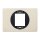 1-fach-Abdeckrahmen schmal EON - 80x120, beige mit schwarzen Innenrahmen